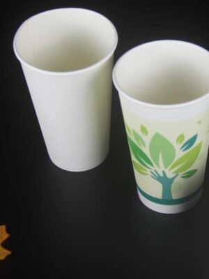 Biodegradable disposable paper cups