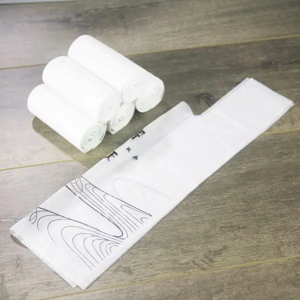 50% biomass disposable T-shirt shopping bags