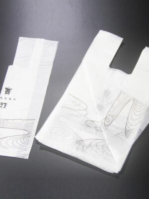 ECO BIODEGRADABLE PLASTIC T-SHIRT SHOPPING BAG