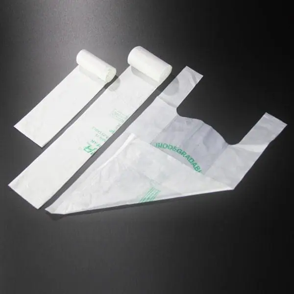 Biodegradable disposable shopping bags