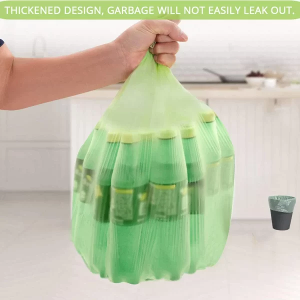 clear trash bags