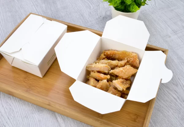 disposable paper food container