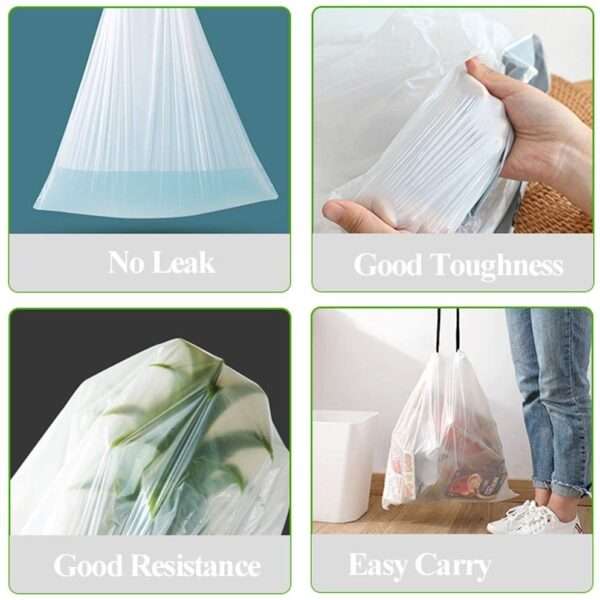 Biodegradable Trash Drawstring Bags