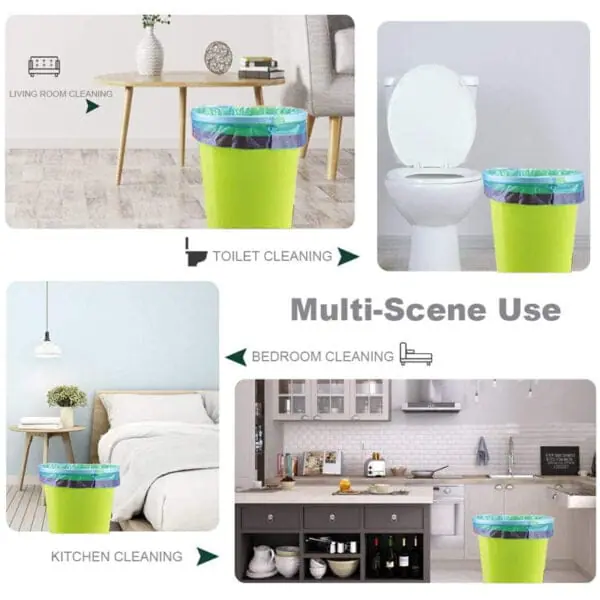 Drawstring rubbish bags